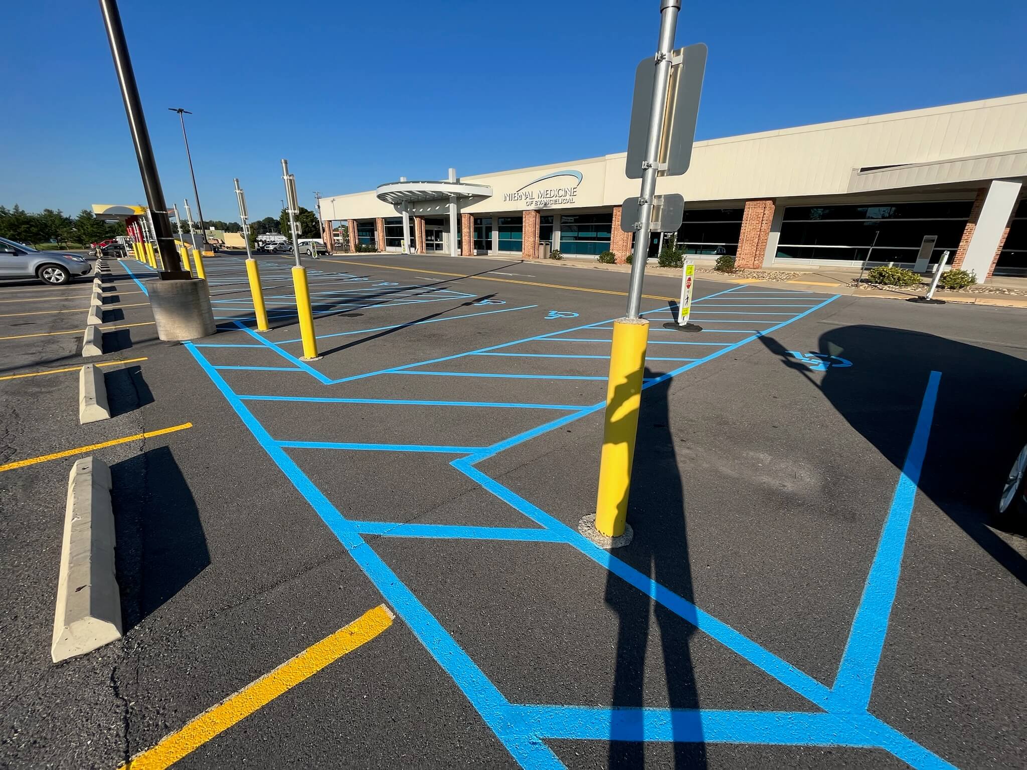 Weis Market sealcoating and line striping in Lewisburg PA